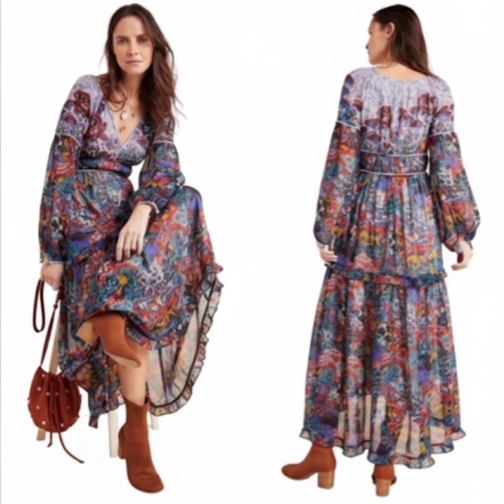 Maeve “Annabella” Maxi Dress Size 4 Excellent Condition!